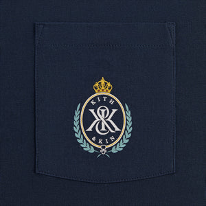 Kith K&K Crest Pocket Tee - Nocturnal