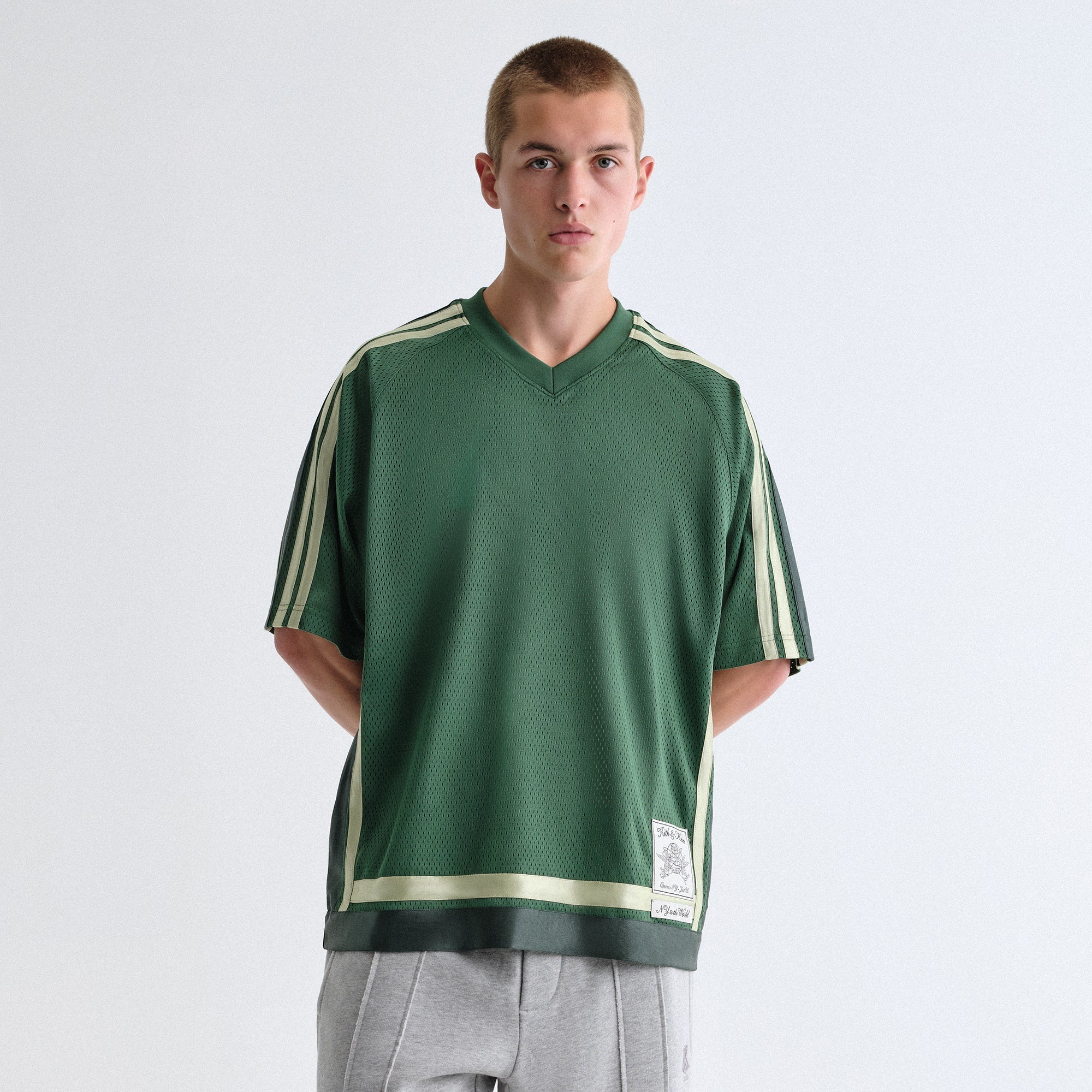 Kith Soccer Jerseys Mサイズ KITH X ADIDAS SOCCER MATCH JERSEY FLAMINGOS HOME White World
