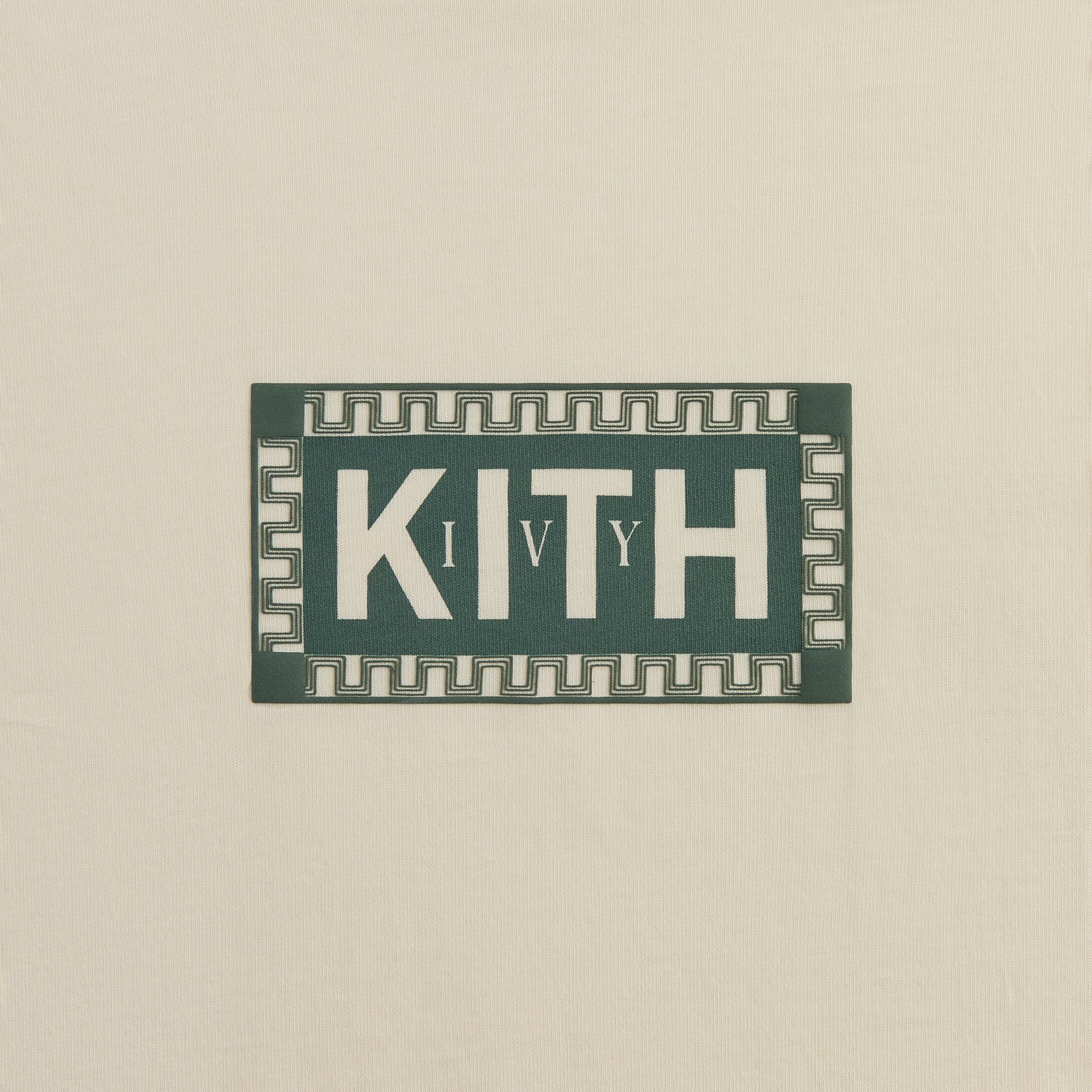 Kith Ivy Classic Logo Long Sleeve Tee - Sandrift