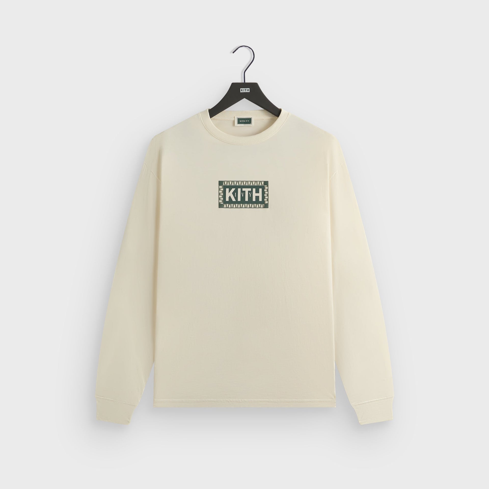 Kith Ivy Classic Logo Long Sleeve Tee - Sandrift - PH