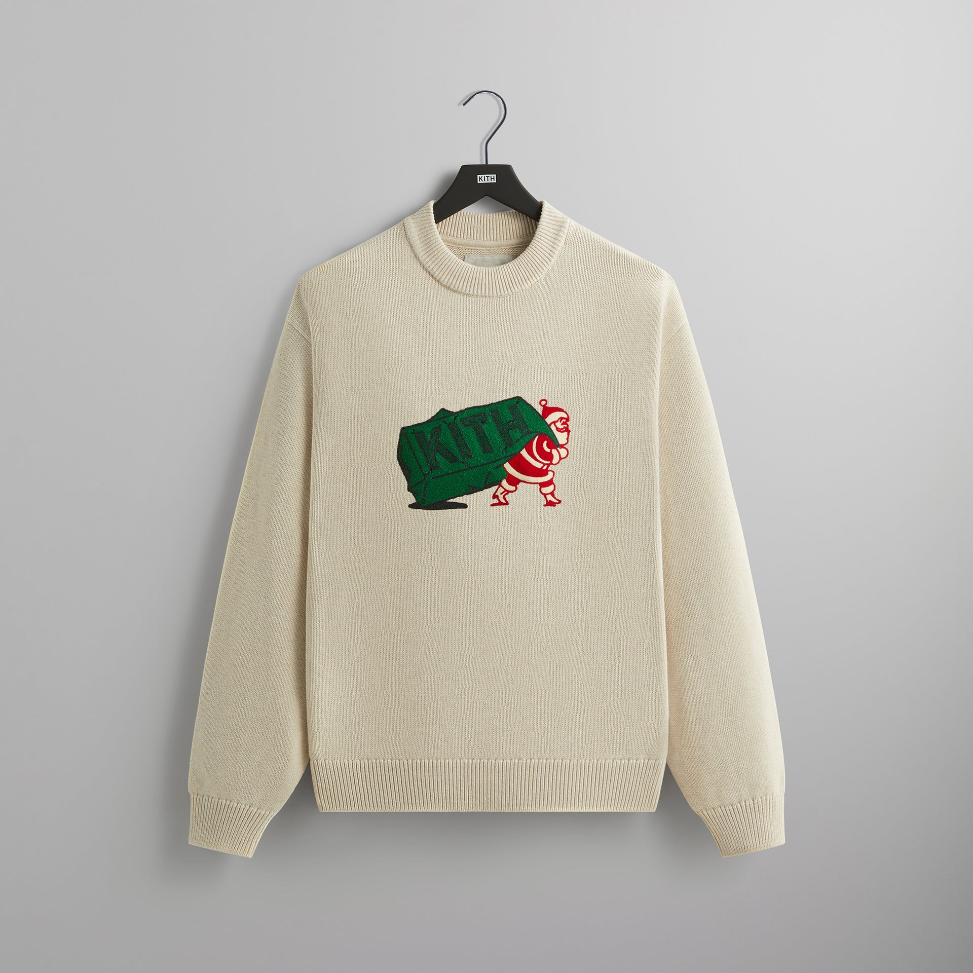 UrlfreezeShopsmas Santa Crewneck Sweater - Sandy Heather