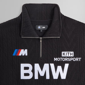 UrlfreezeShops for BMW Cable Fleece Quarter Zip - Black