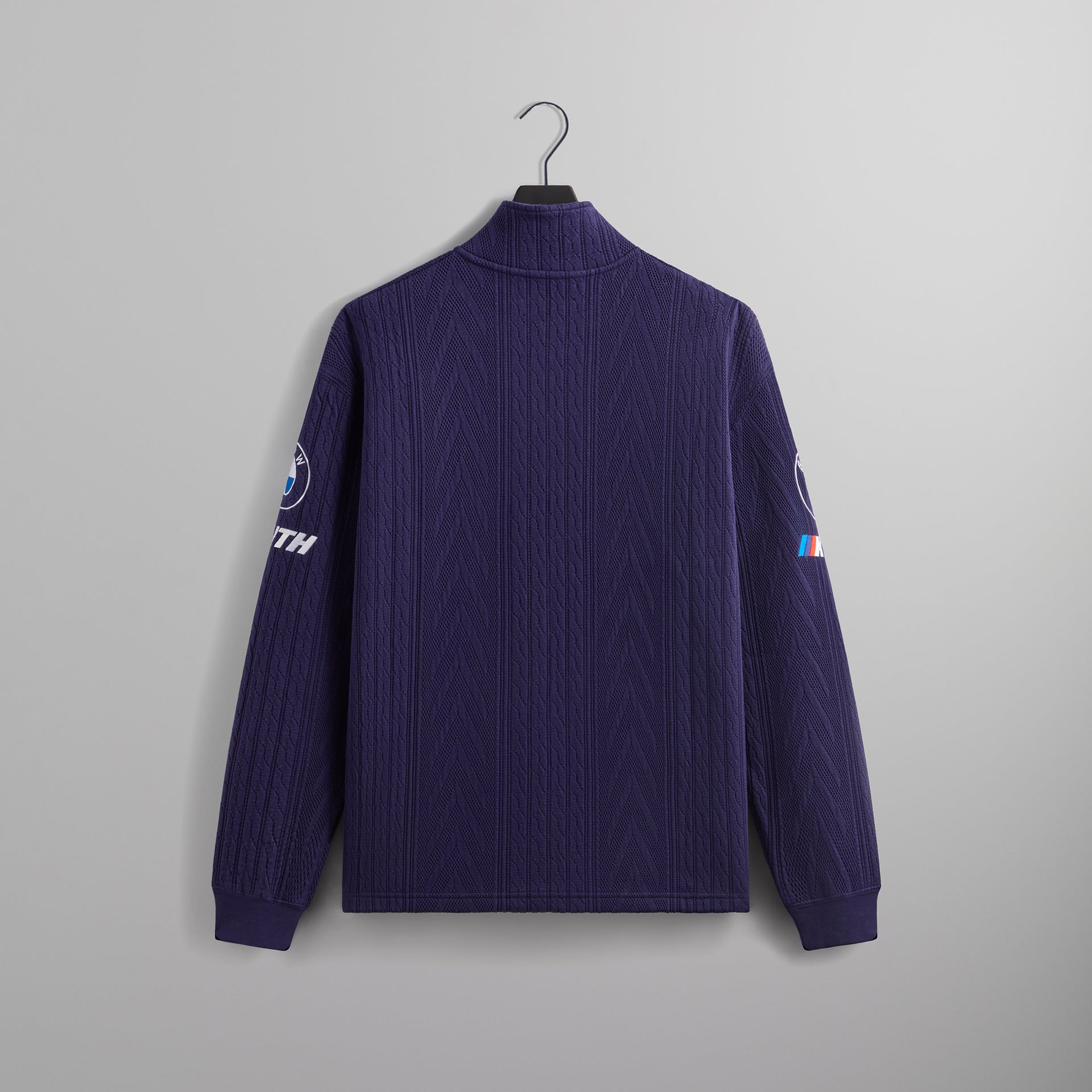 Kith for BMW Cable Fleece Quarter Zip -  Techno Violet