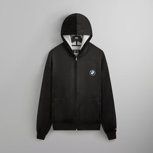 UrlfreezeShops for BMW Bonded Velour Williams V Full Zip Hoodie - Black