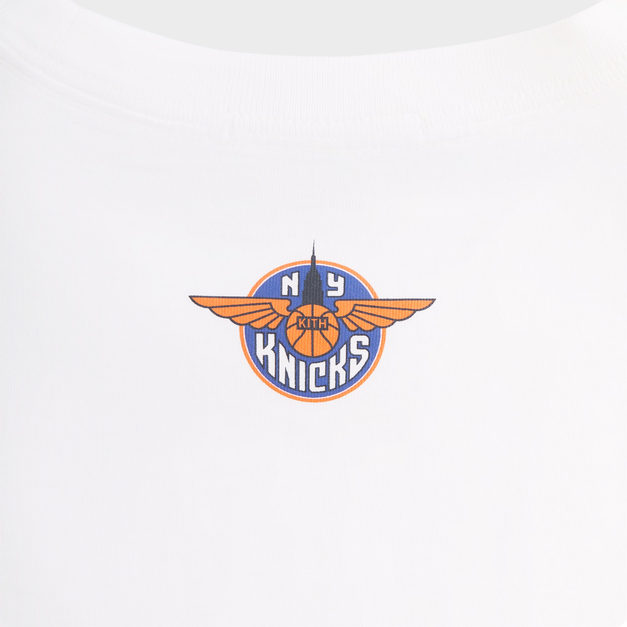 Kith for the New York Knicks Wingman Sketch Vintage Tee - White