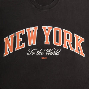 Kith for the New York Knicks New York to the World Vintage Tee - Black PH