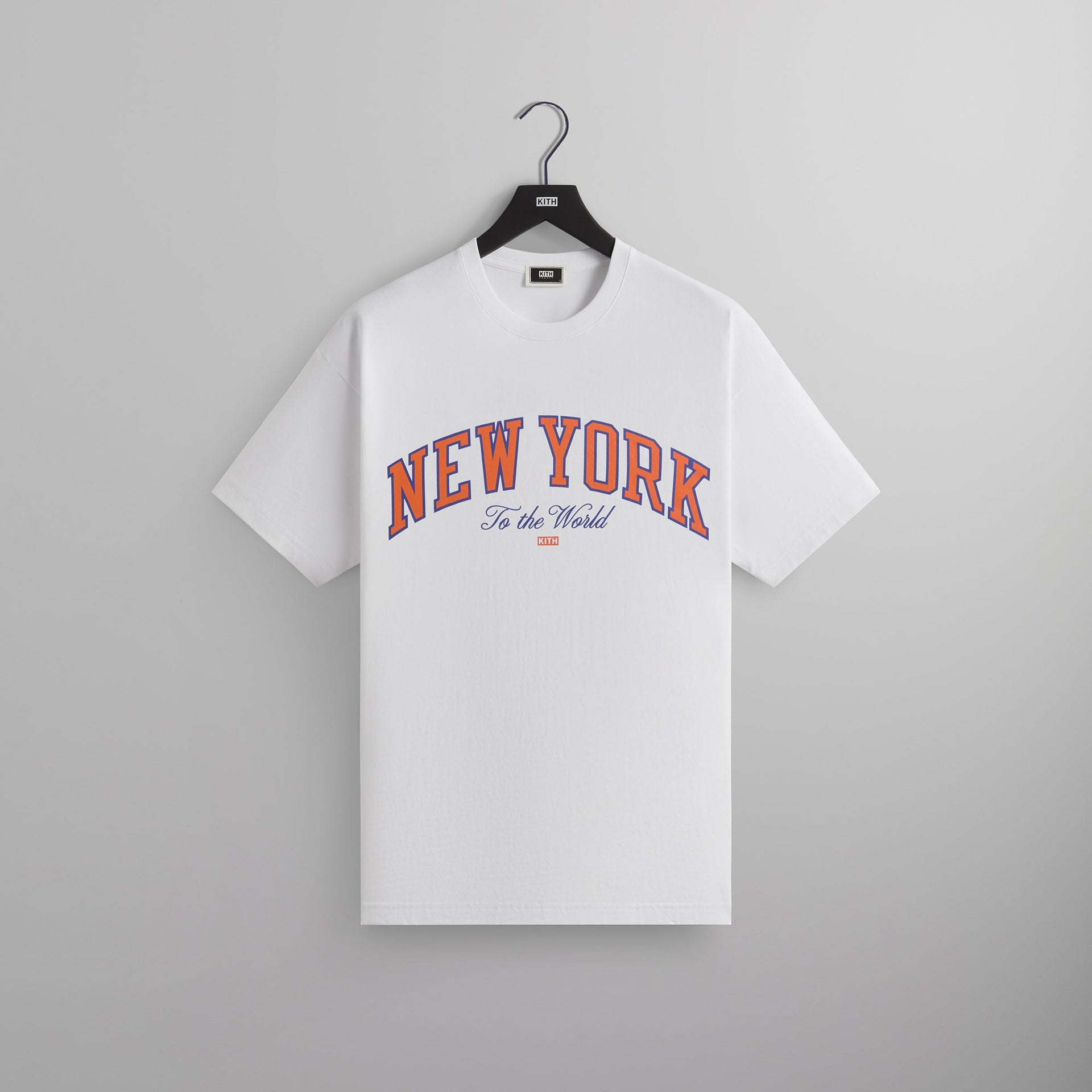 Kith for the New York Knicks New York to the World Vintage Tee - White PH