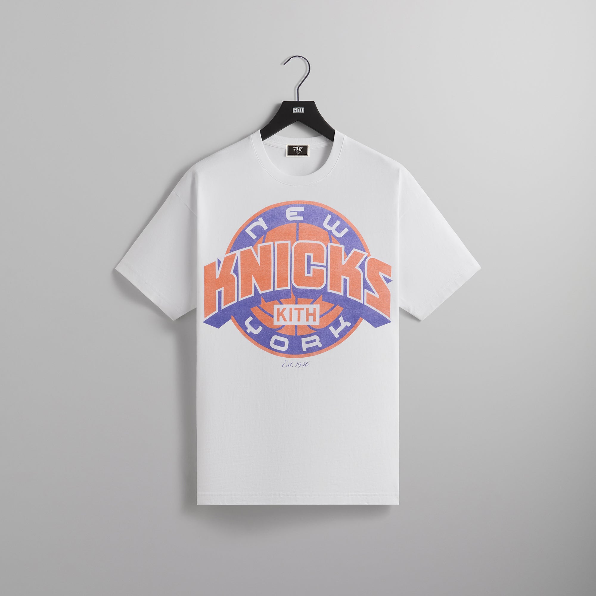 Kith for the New York Knicks Showtime Vintage Tee - White