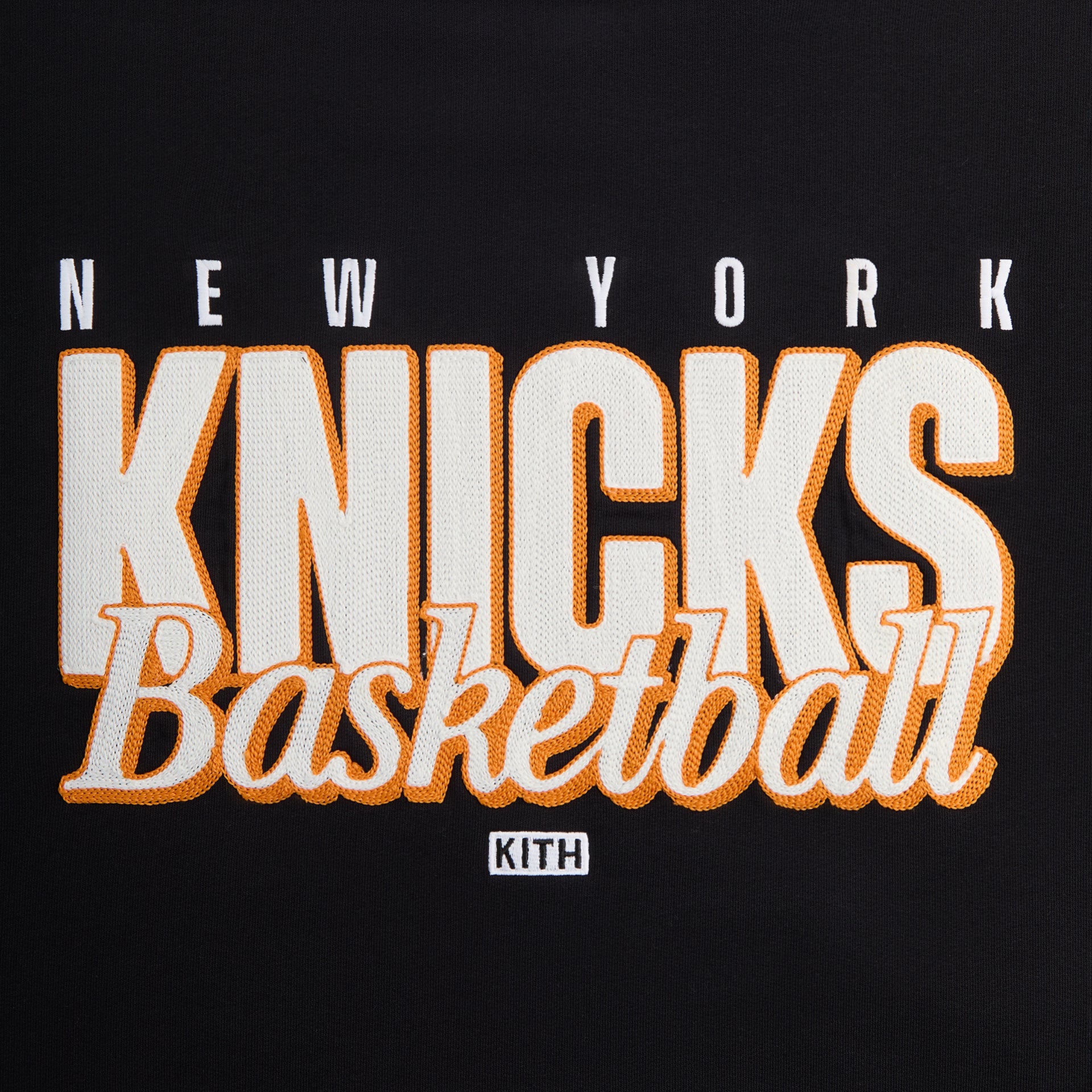 Kith for the New York Knicks Classic Vintage Nelson Crewneck - Black