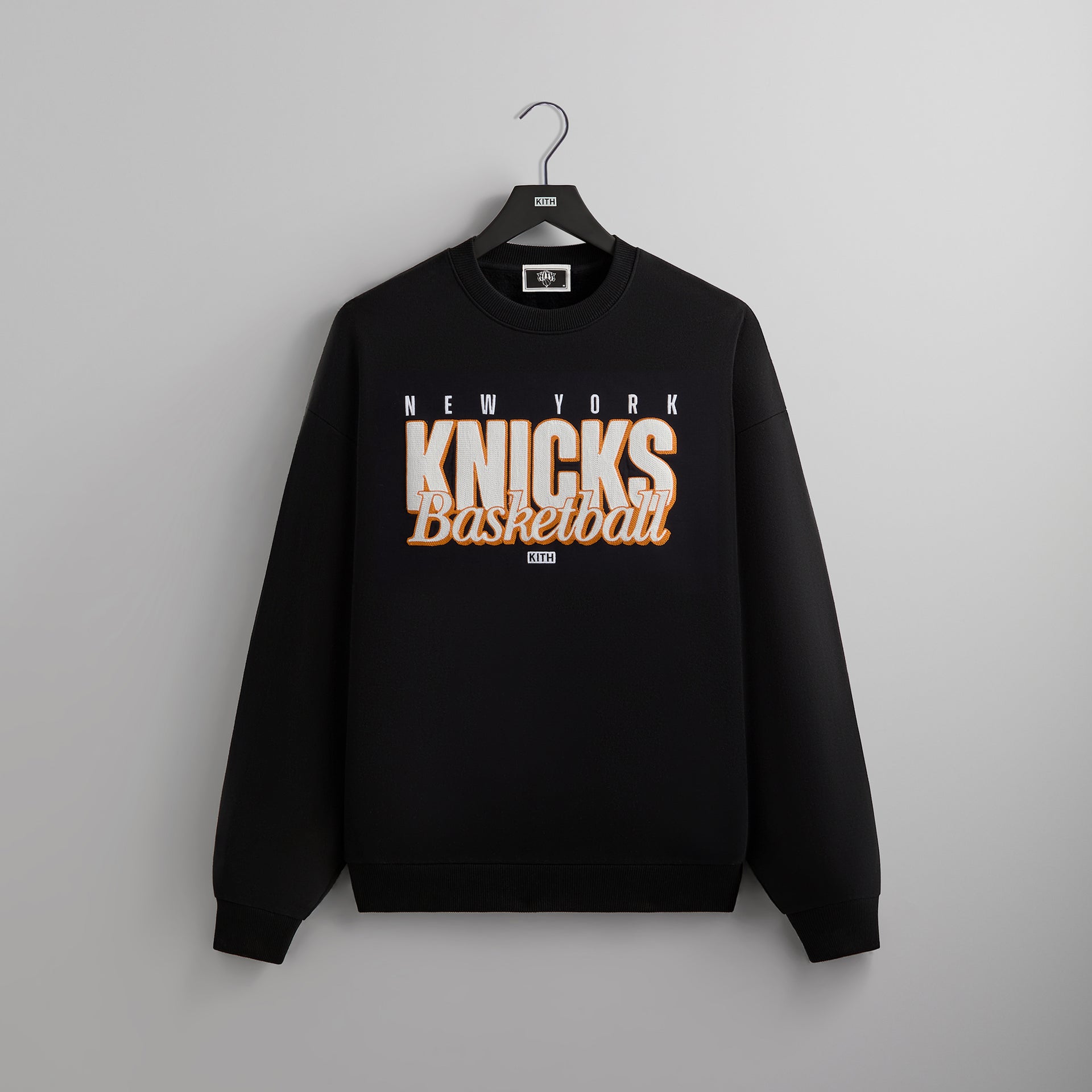 Kith for the New York Knicks Classic Vintage Nelson Crewneck - Black