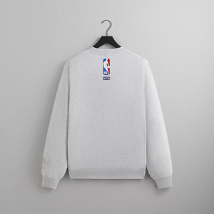 Kith for the New York Knicks Classic Vintage Nelson Crewneck - Light Heather Grey