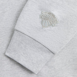 Kith for the New York Knicks Classic Vintage Nelson Crewneck - Light Heather Grey PH