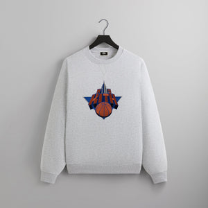 Kith for the New York Knicks Empire Vintage Nelson Crewneck - Light Heather Grey PH