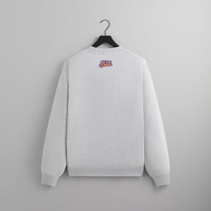 Kith for the New York Knicks Script Vintage Nelson Crewneck - Light Heather Grey