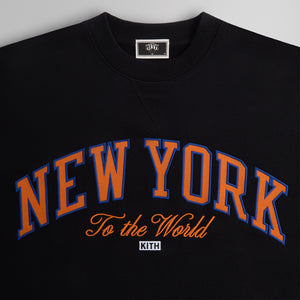 Kith for the New York Knicks Vintage Nelson Crewneck - Black