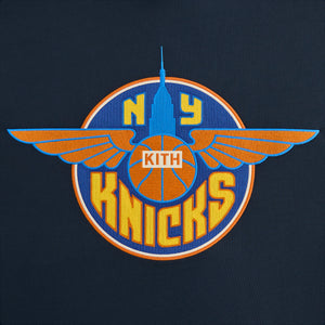 Kith for the New York Knicks Wingman Vintage Nelson Hoodie - Nocturnal