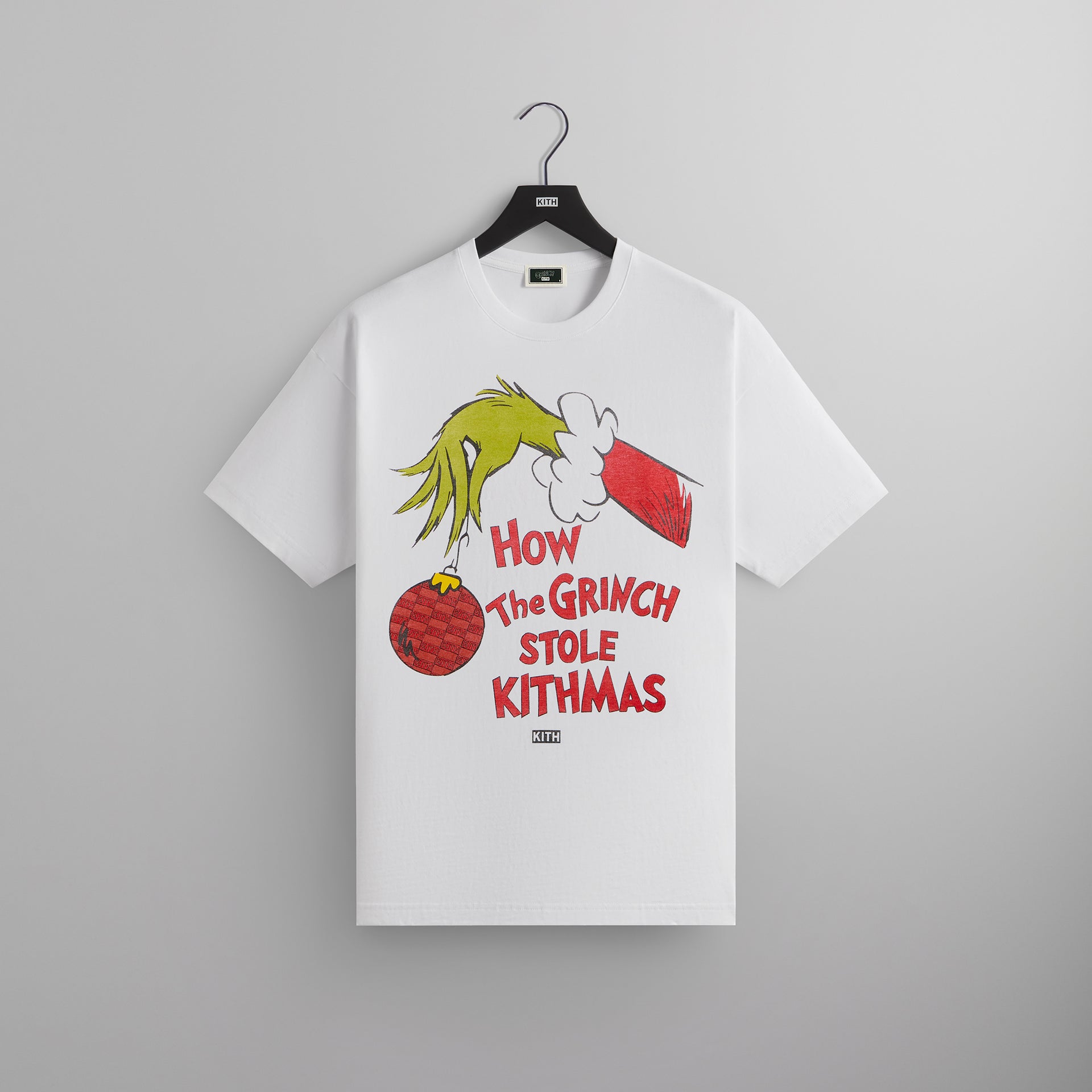 Kith for The Grinch Book Title Vintage Tee - White