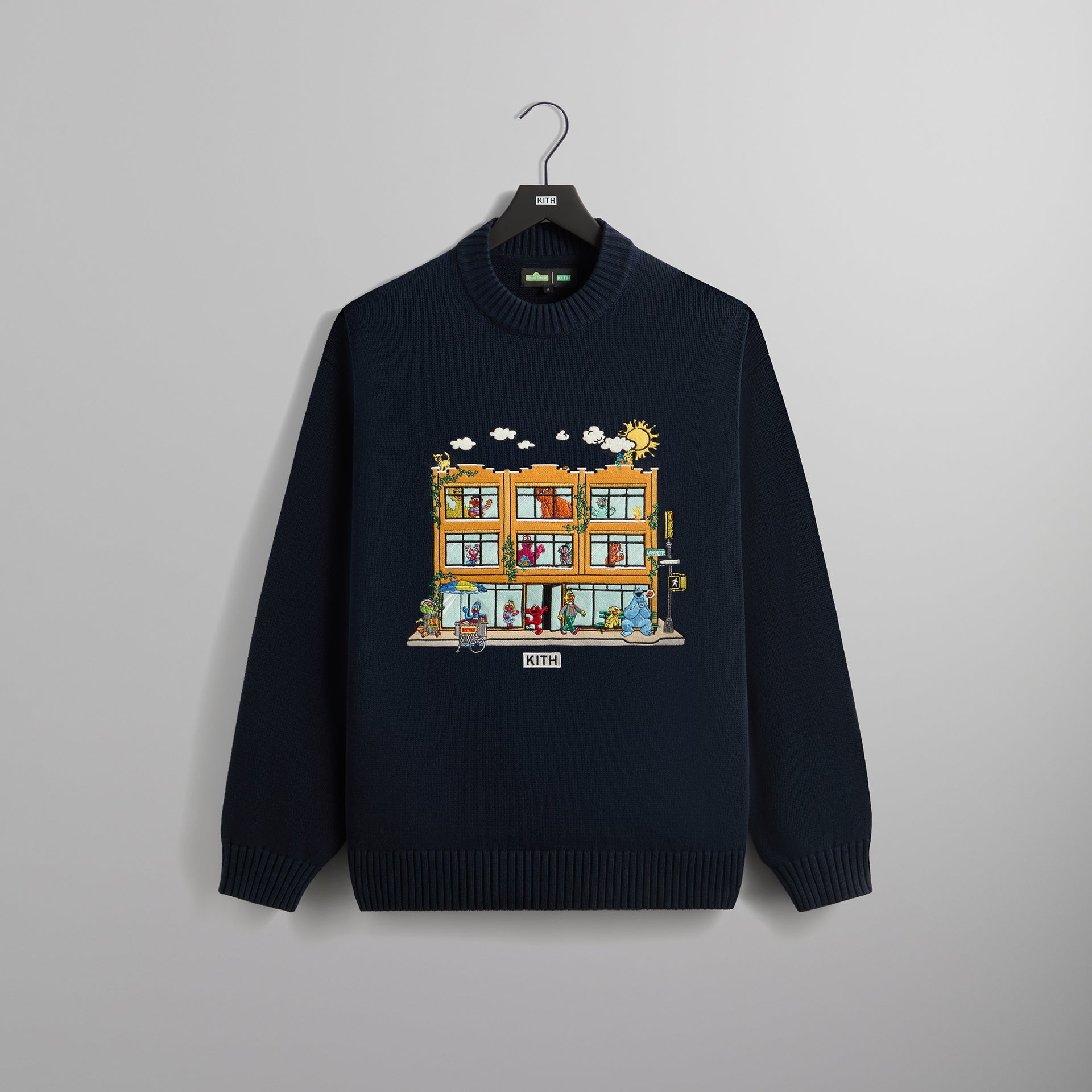 Kith for Sesame Street Lafayette Crewneck Sweater - Nocturnal