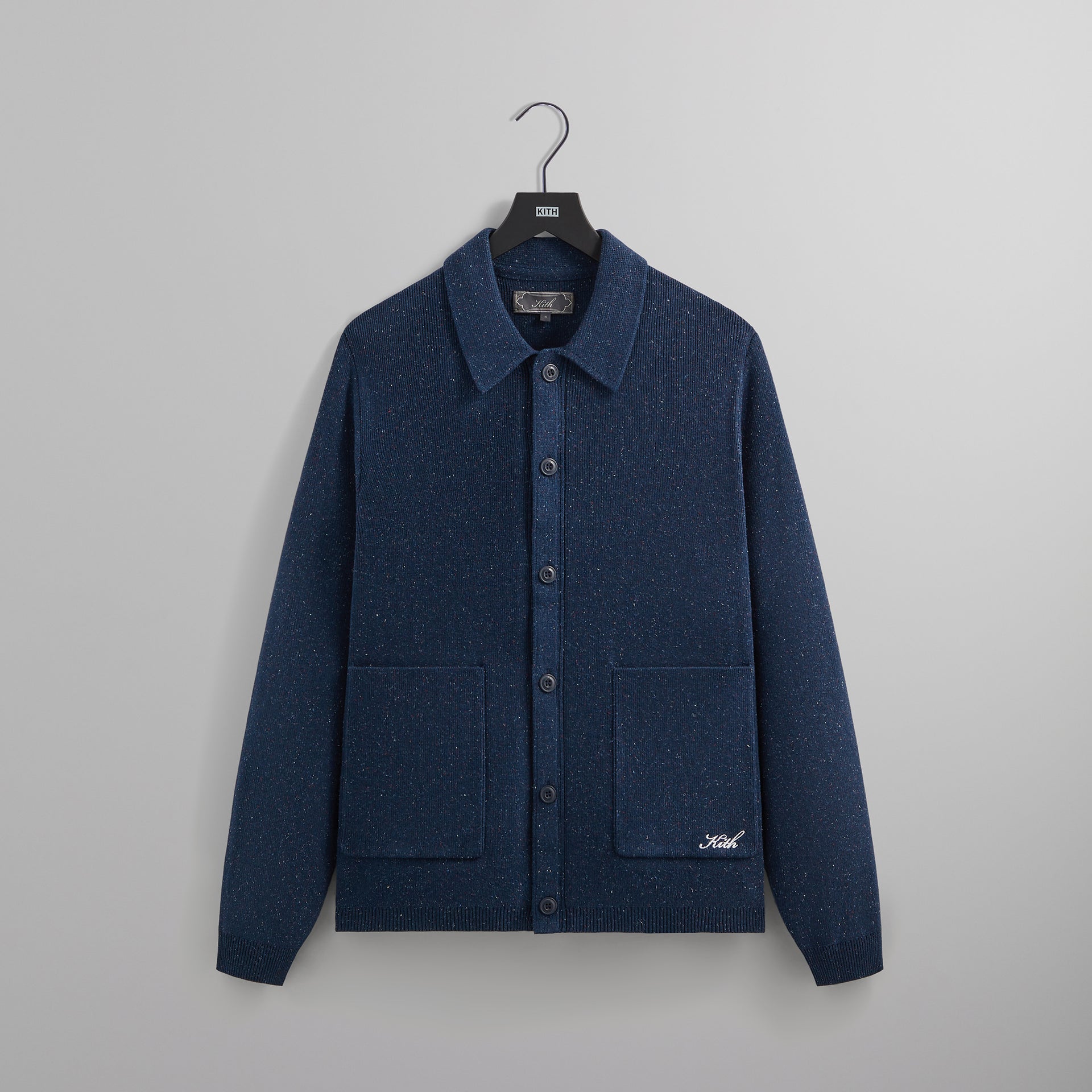 Kith Marled Knit Hastings Cardigan - Nocturnal