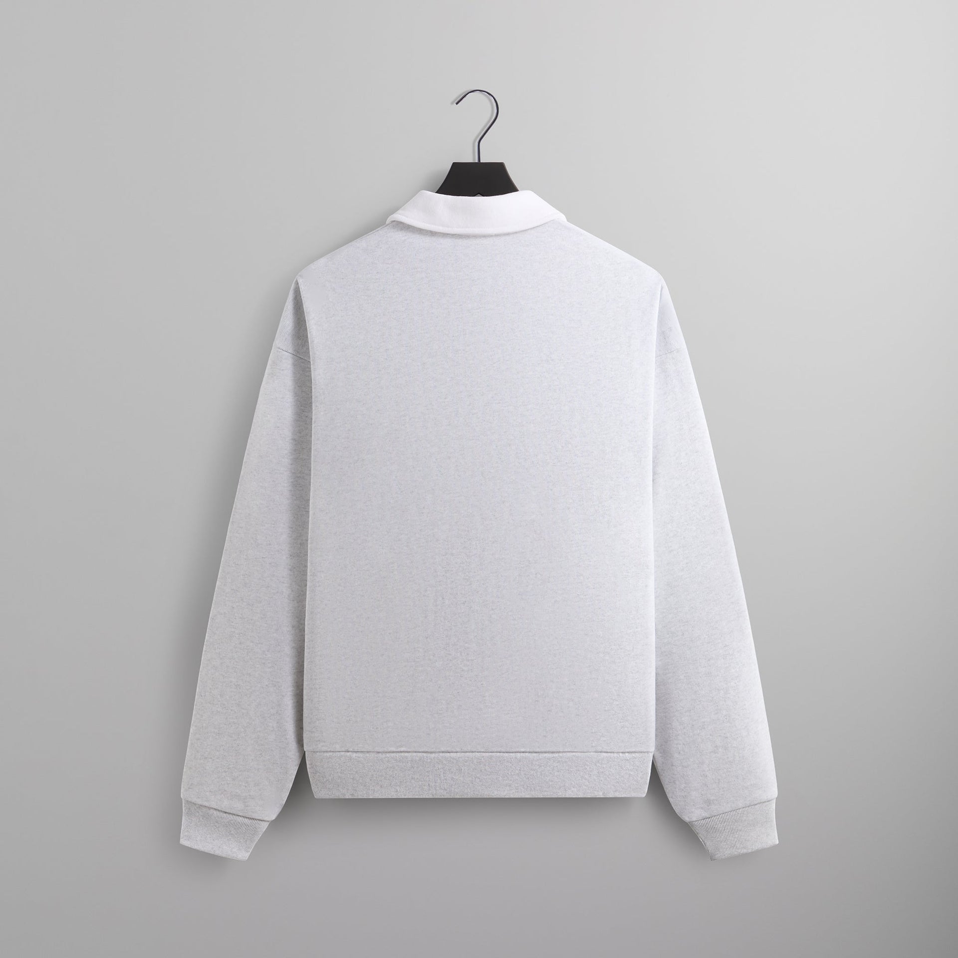 Kith Nelson Collared Pullover - Light Heather Grey PH