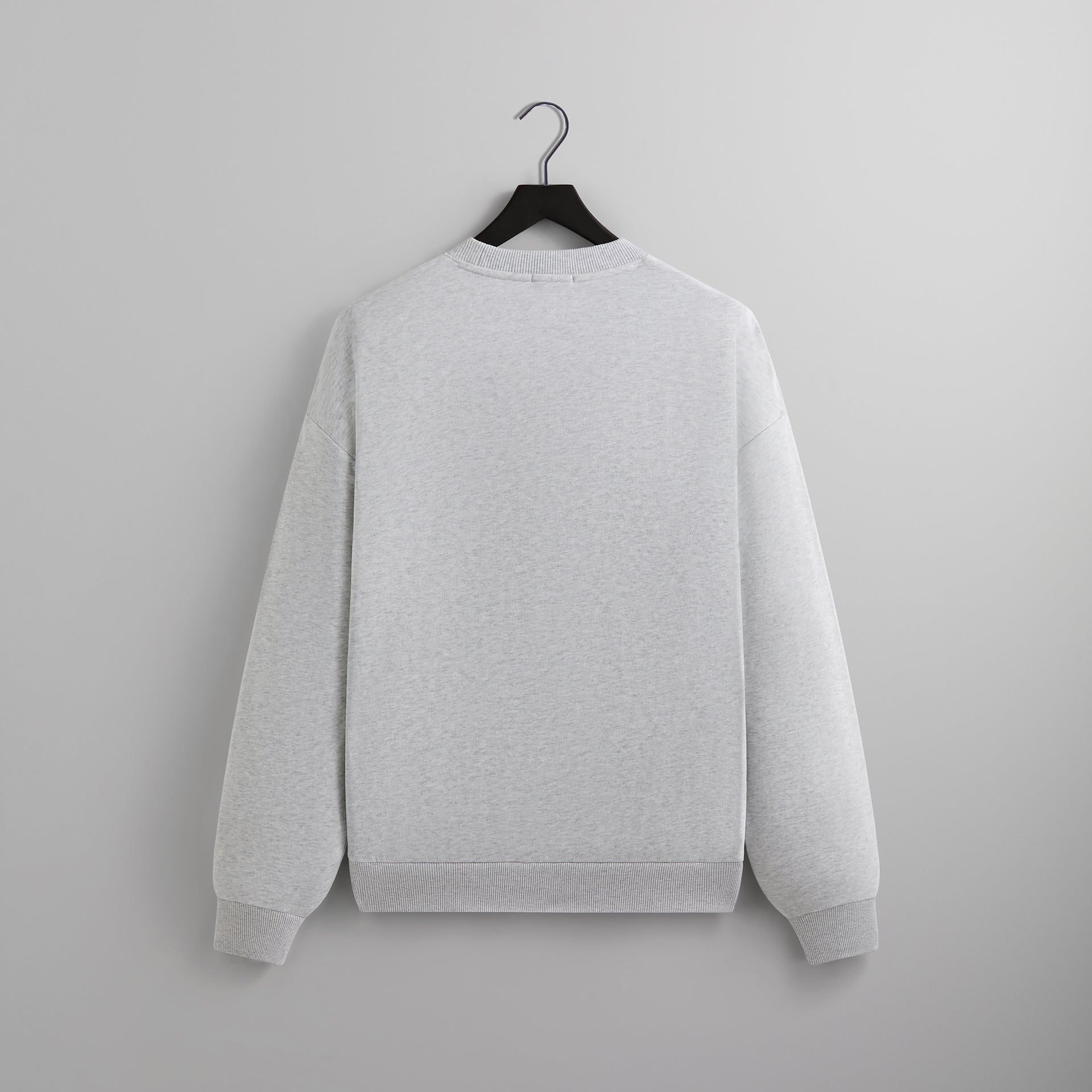 Kith Floral Script Nelson Crewneck - Light Heather Grey