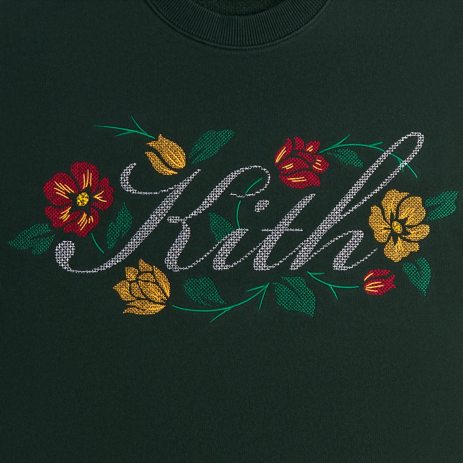 Kith Floral Script Nelson Crewneck - Stadium