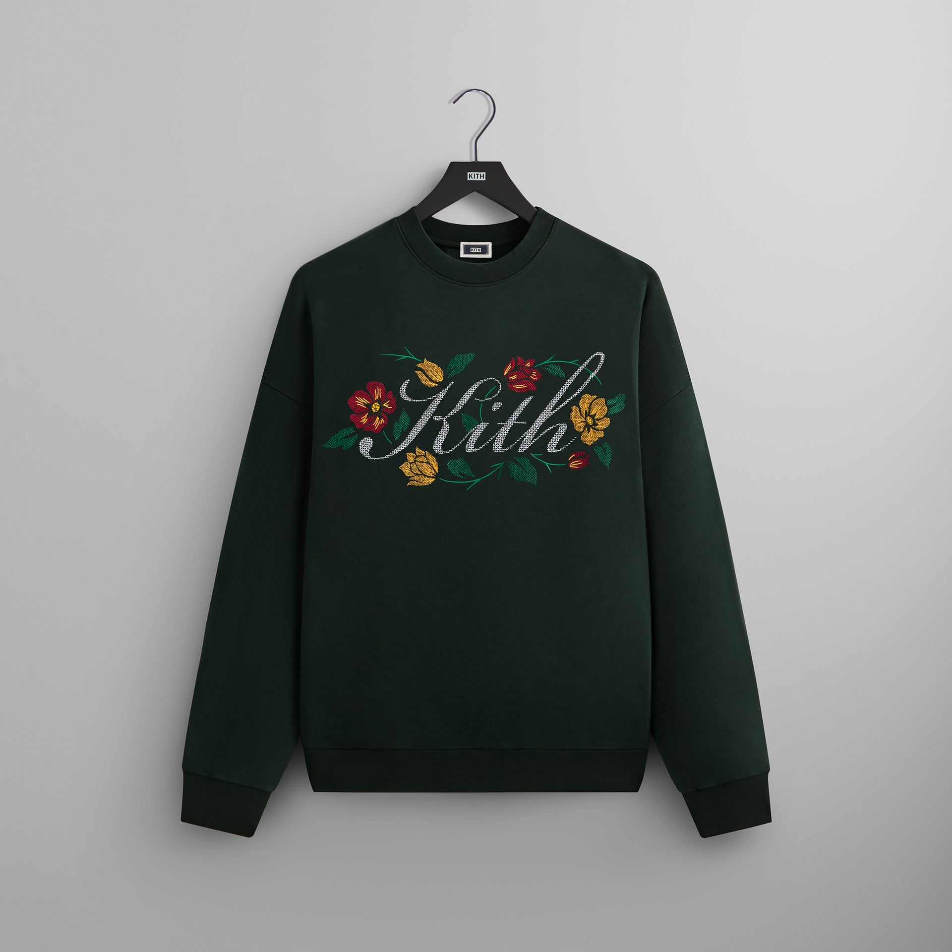 Kith Floral Script Nelson Crewneck - Stadium