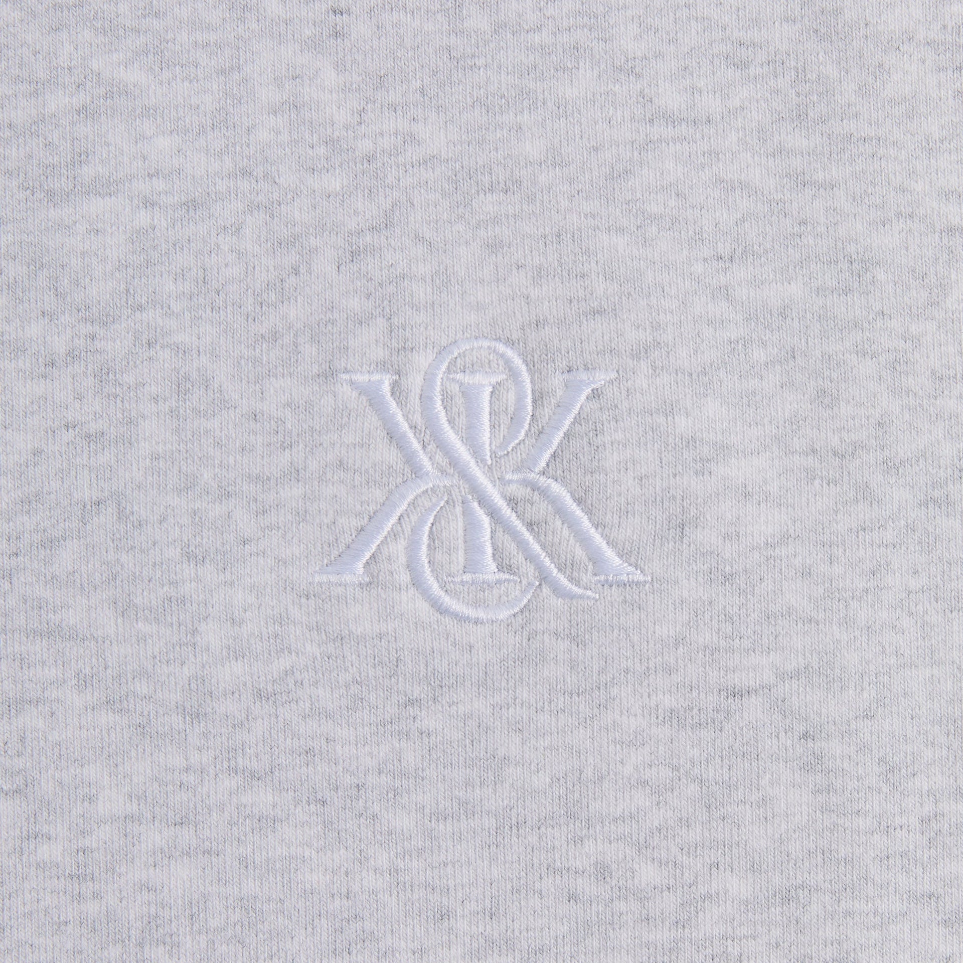 Kith Compact Knit Nelson Crewneck - Light Heather Grey PH