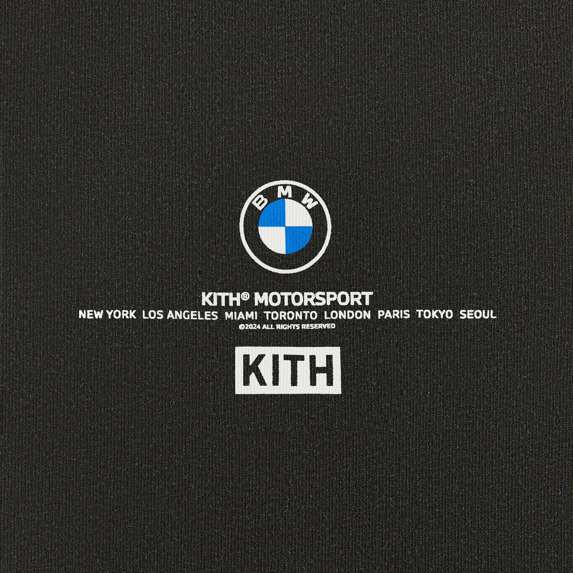 Kith for BMW Gallery Vintage Long Sleeve Tee - Black