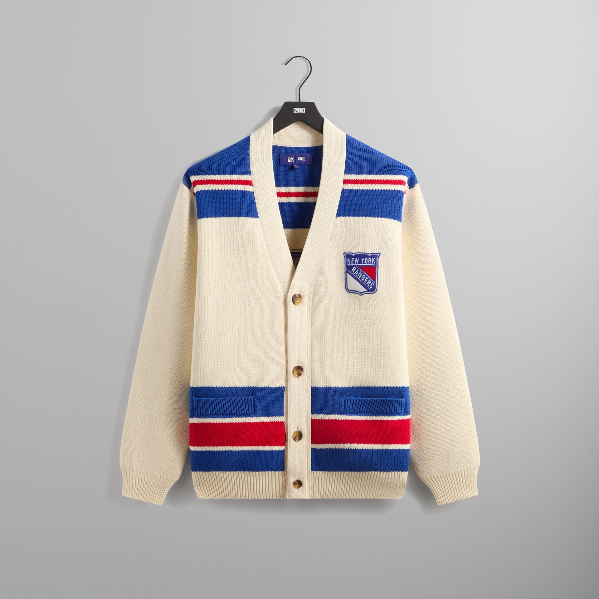 Kith for the New York Rangers Cypress Cardigan - Sandrift