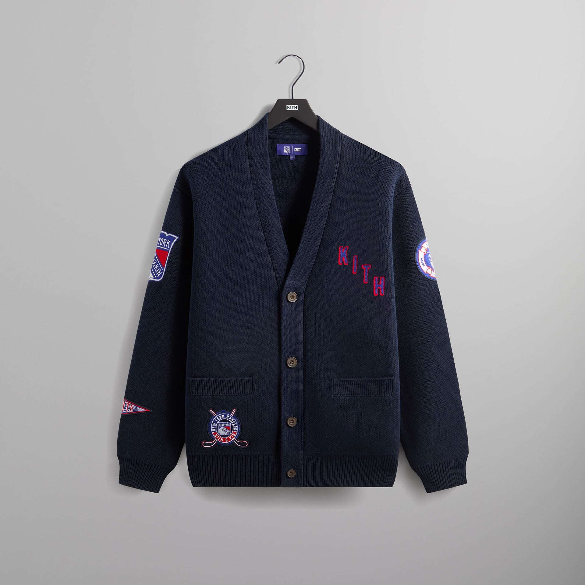 Kith for the New York Rangers Cypress Cardigan - Nocturnal