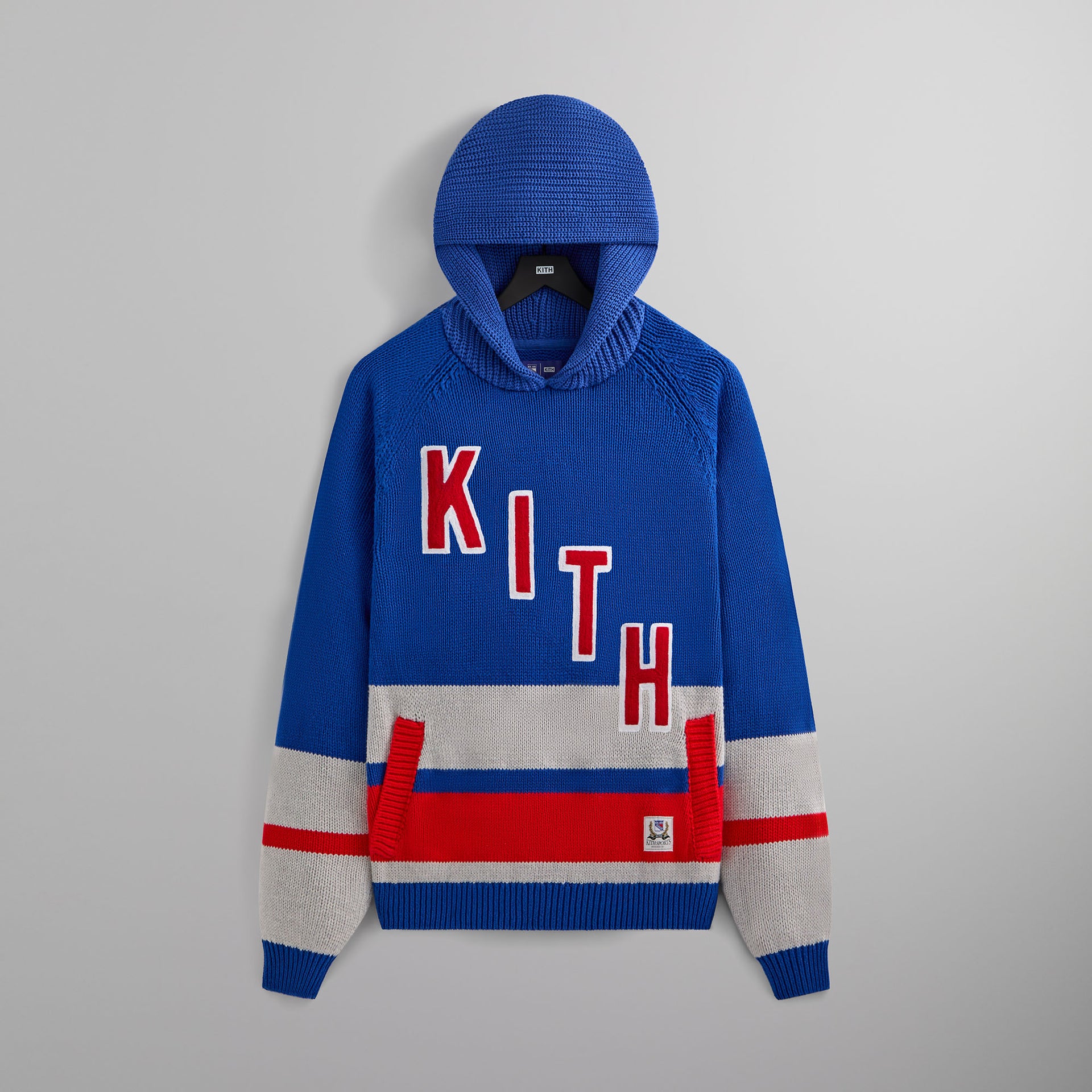 Kith for the New York Rangers Hooded Delk Sweater - Cyclone