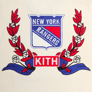 Kith for the New York Rangers V-Neck Lewis Sweater - Sandrift