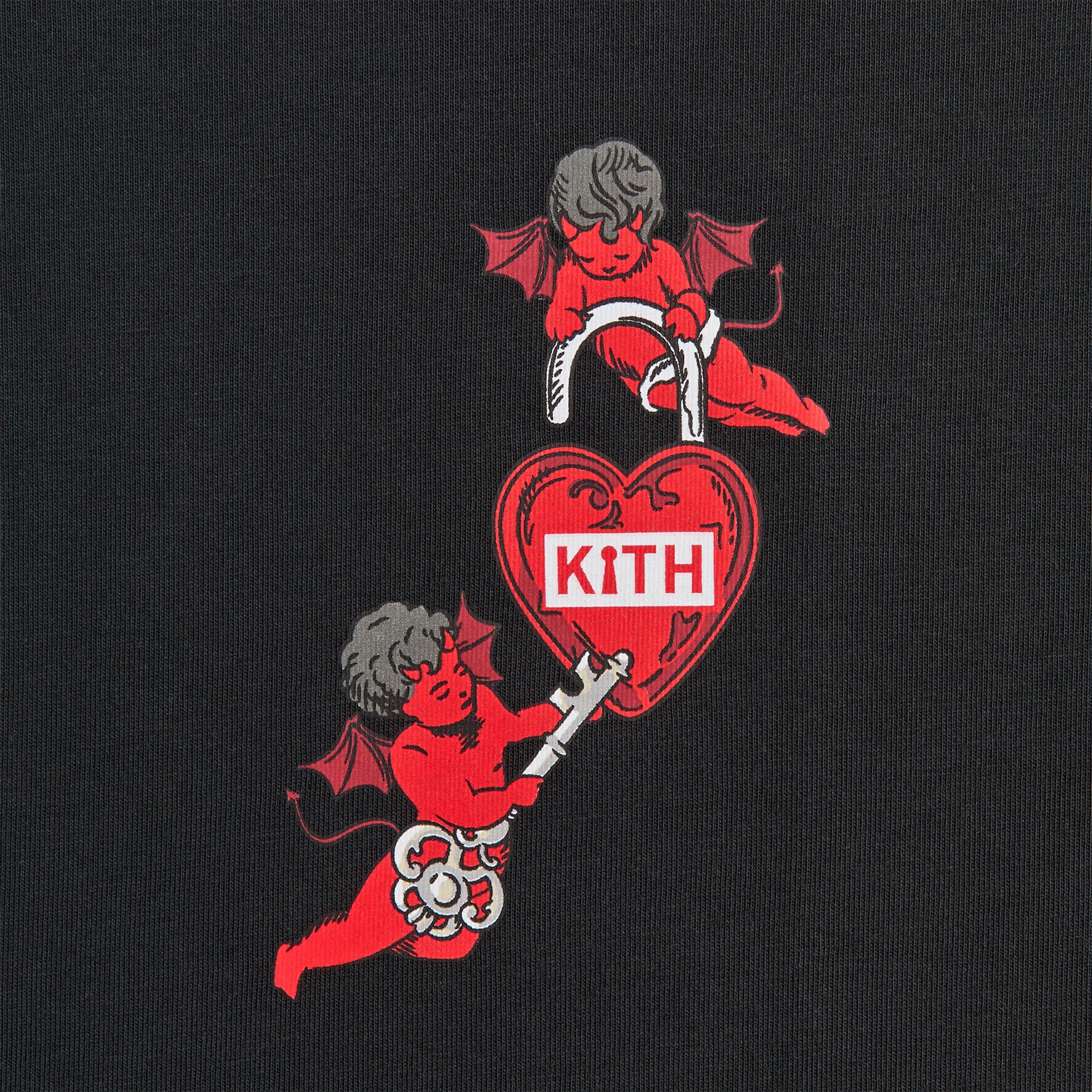 Kith Devil Love Lock Tee - Black