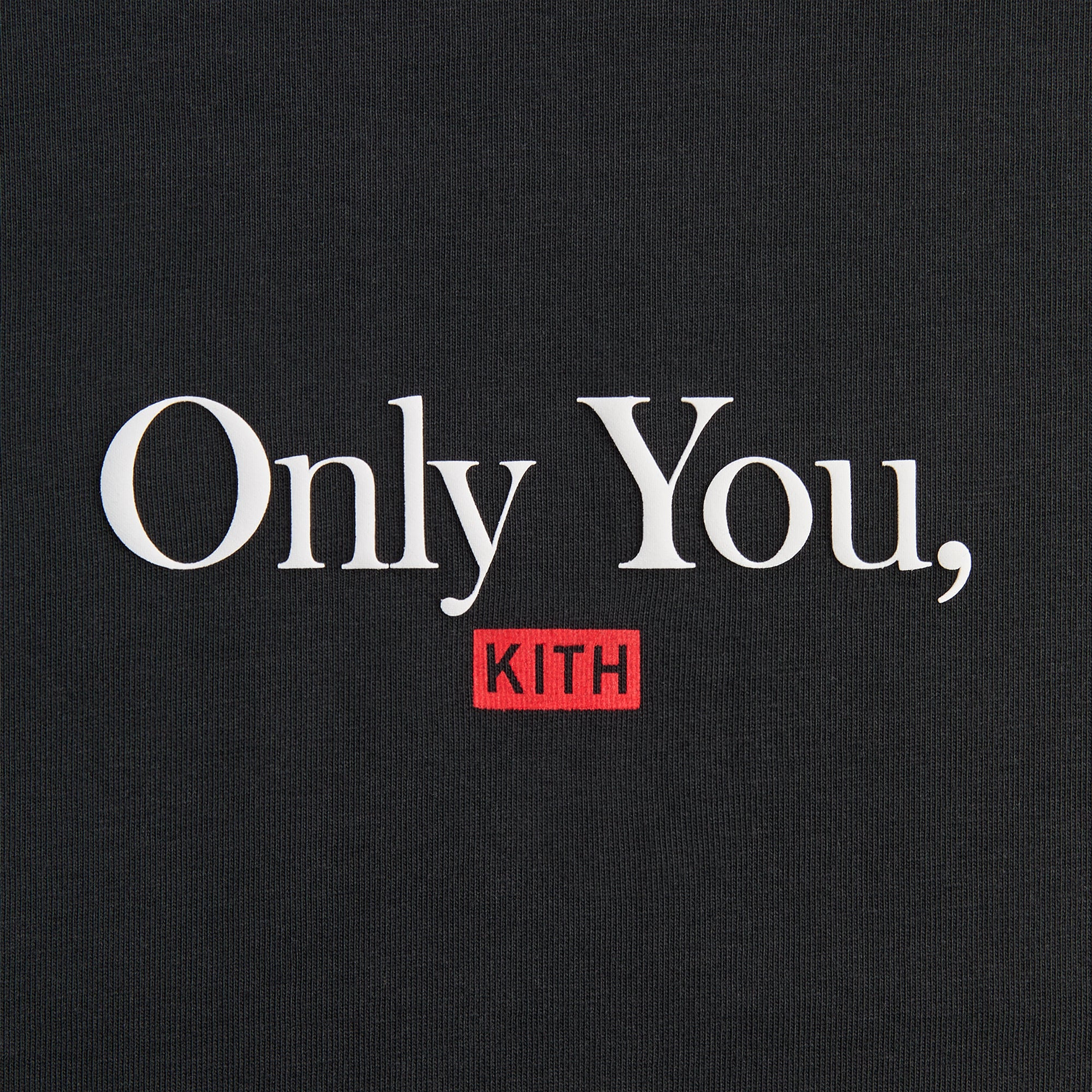 ☆ KITH Only You tee ロゴTシャツ ☆ Kith Only You Tee - Black