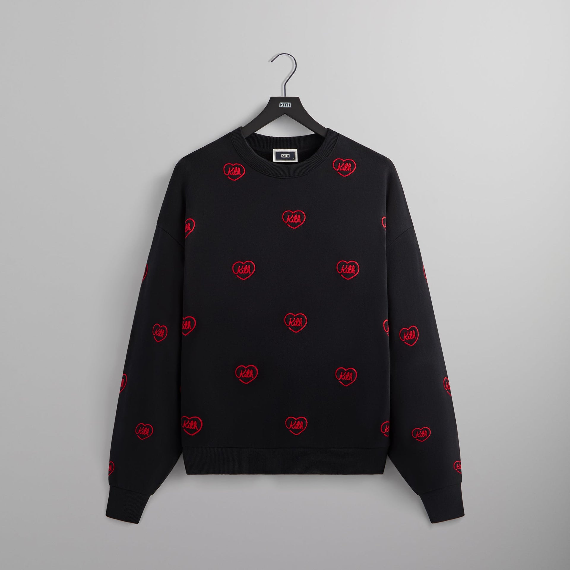 Kith Heart Nelson Crewneck - Black PH