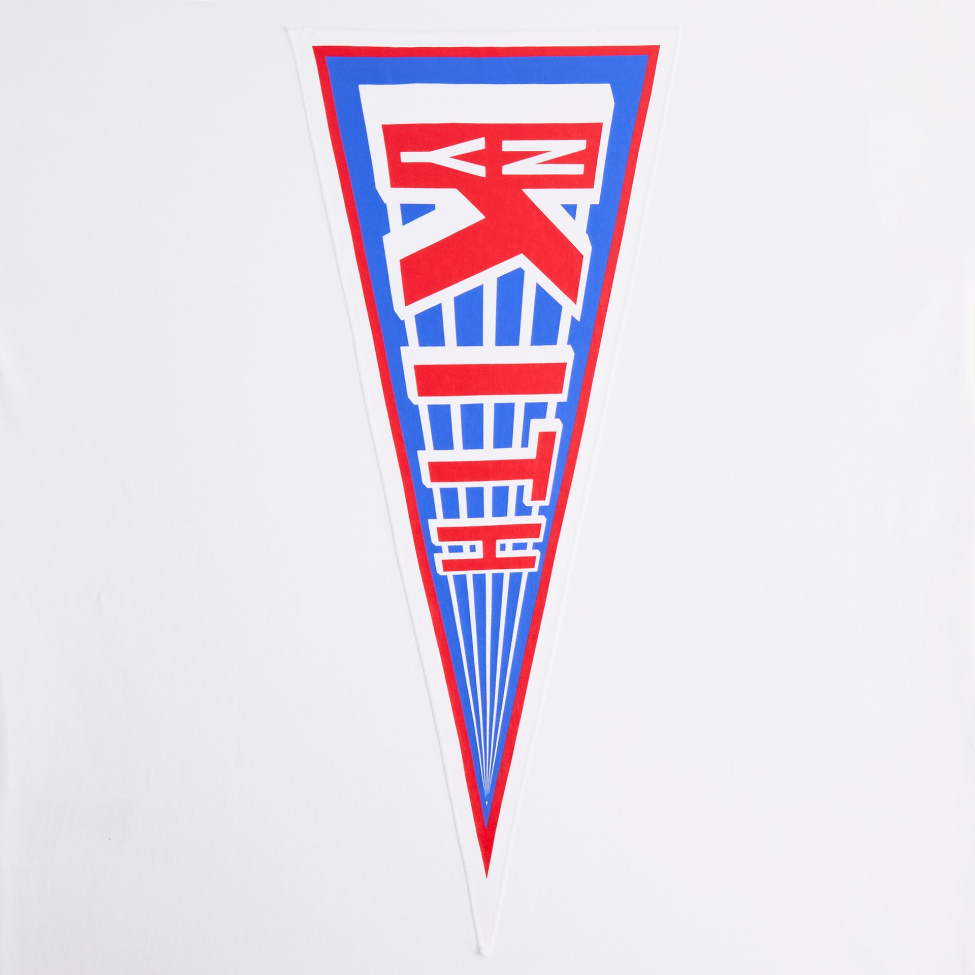 Kith for the New York Rangers Pennant Vintage Tee - White