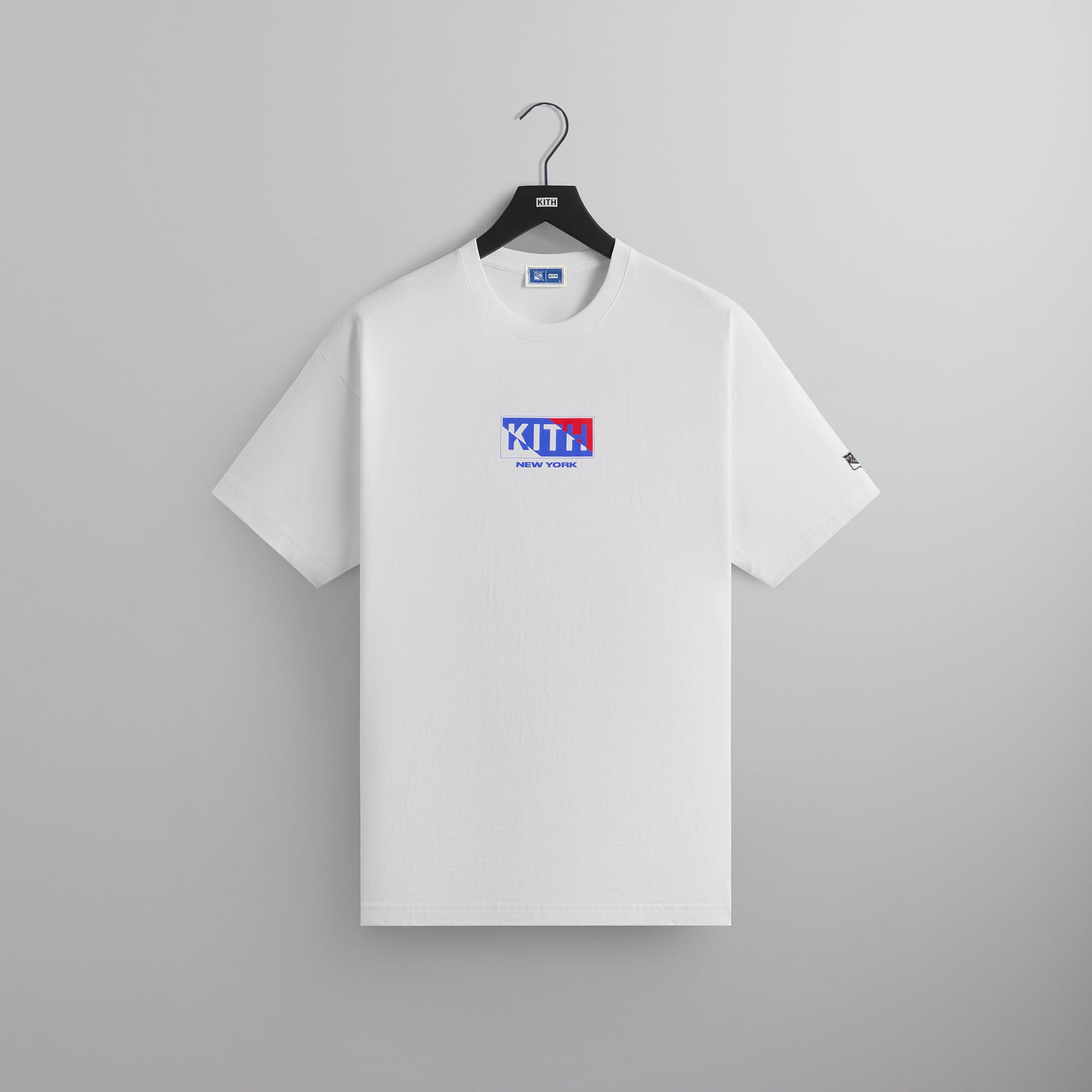 Kith for the New York Rangers Pennant Vintage Tee - White