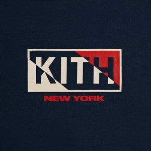 Kith for the New York Rangers Pennant Vintage Tee - Nocturnal