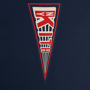 Kith for the New York Rangers Pennant Vintage Tee - Nocturnal