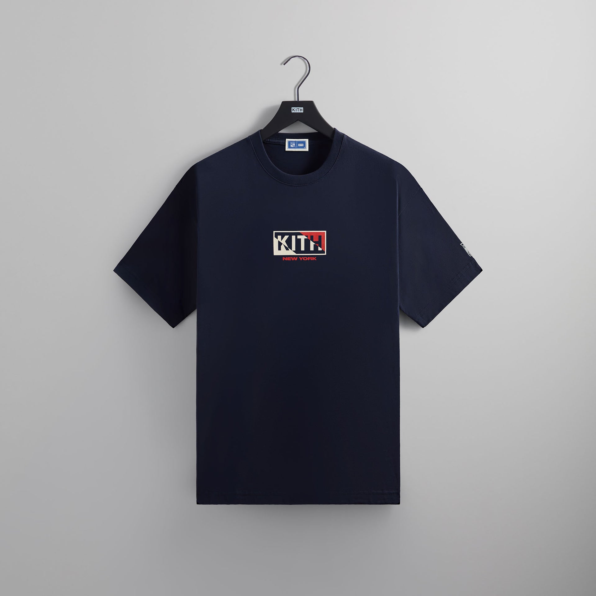 Kith for the New York Rangers Pennant Vintage Tee - Nocturnal