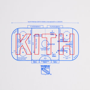 Kith for the New York Rangers Rink Vintage Tee - White PH