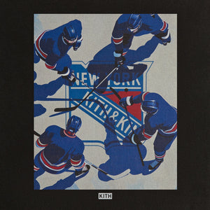 Kith for the New York Rangers on Ice Vintage Tee - Black PH