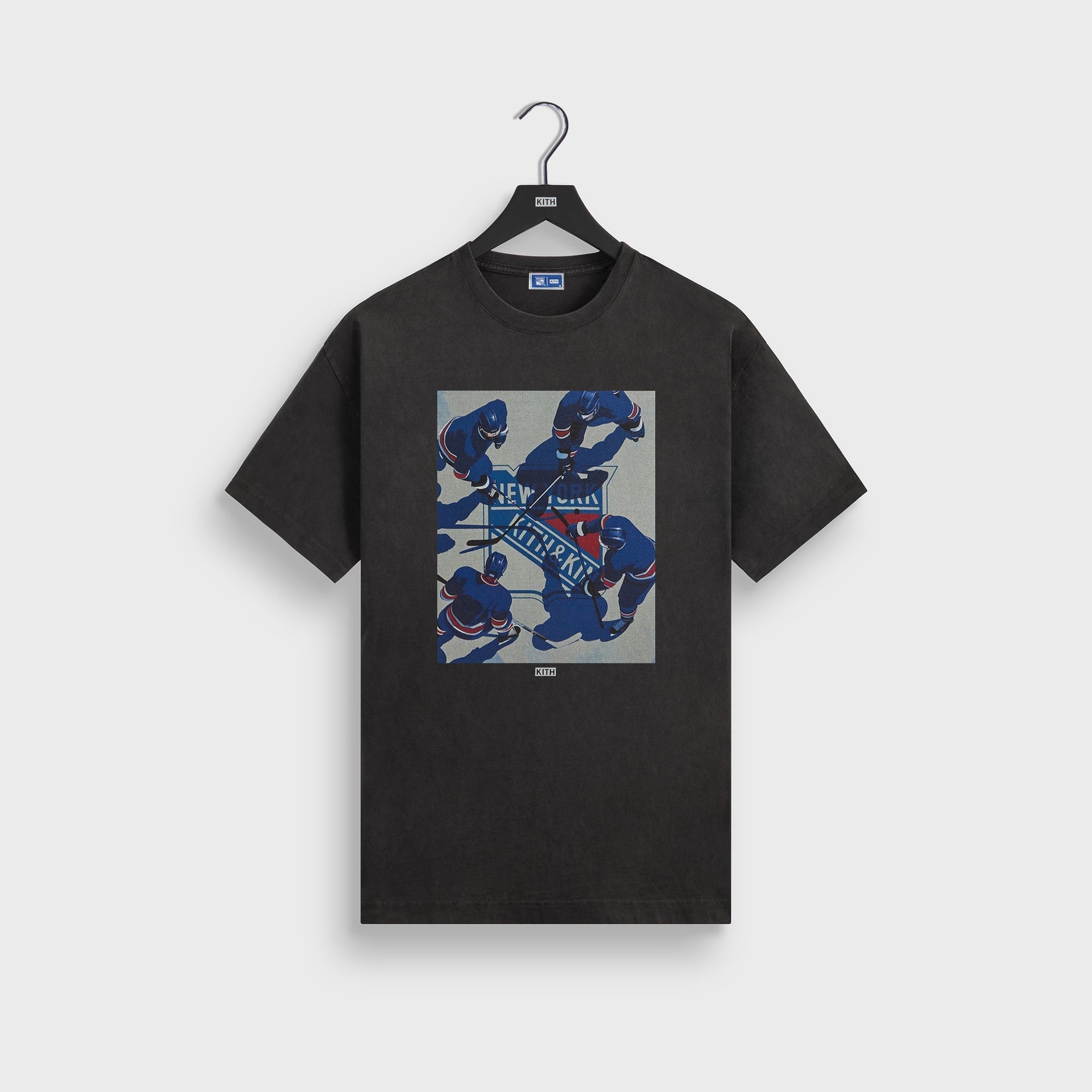 Kith for the New York Rangers On Ice Vintage Tee - Black - PH