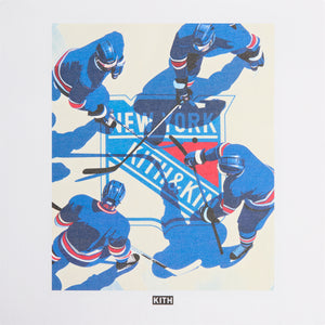 Kith for the New York Rangers on Ice Vintage Tee - White