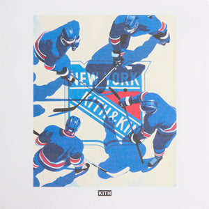 Kith for the New York Rangers on Ice Vintage Tee - White PH