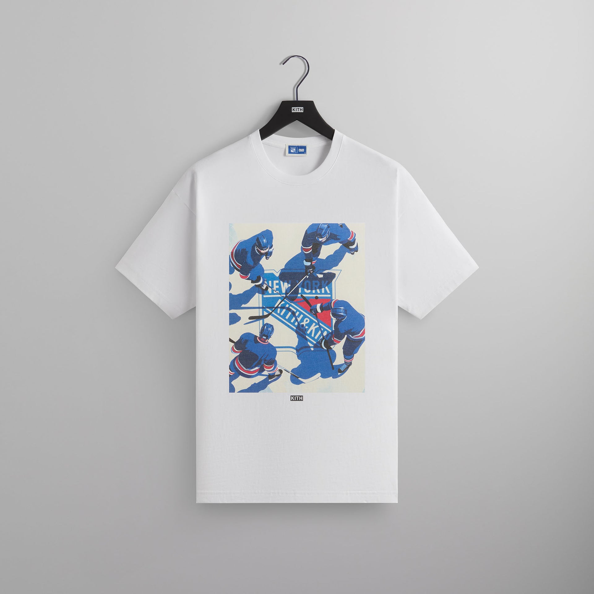 Kith for the New York Rangers on Ice Vintage Tee - White