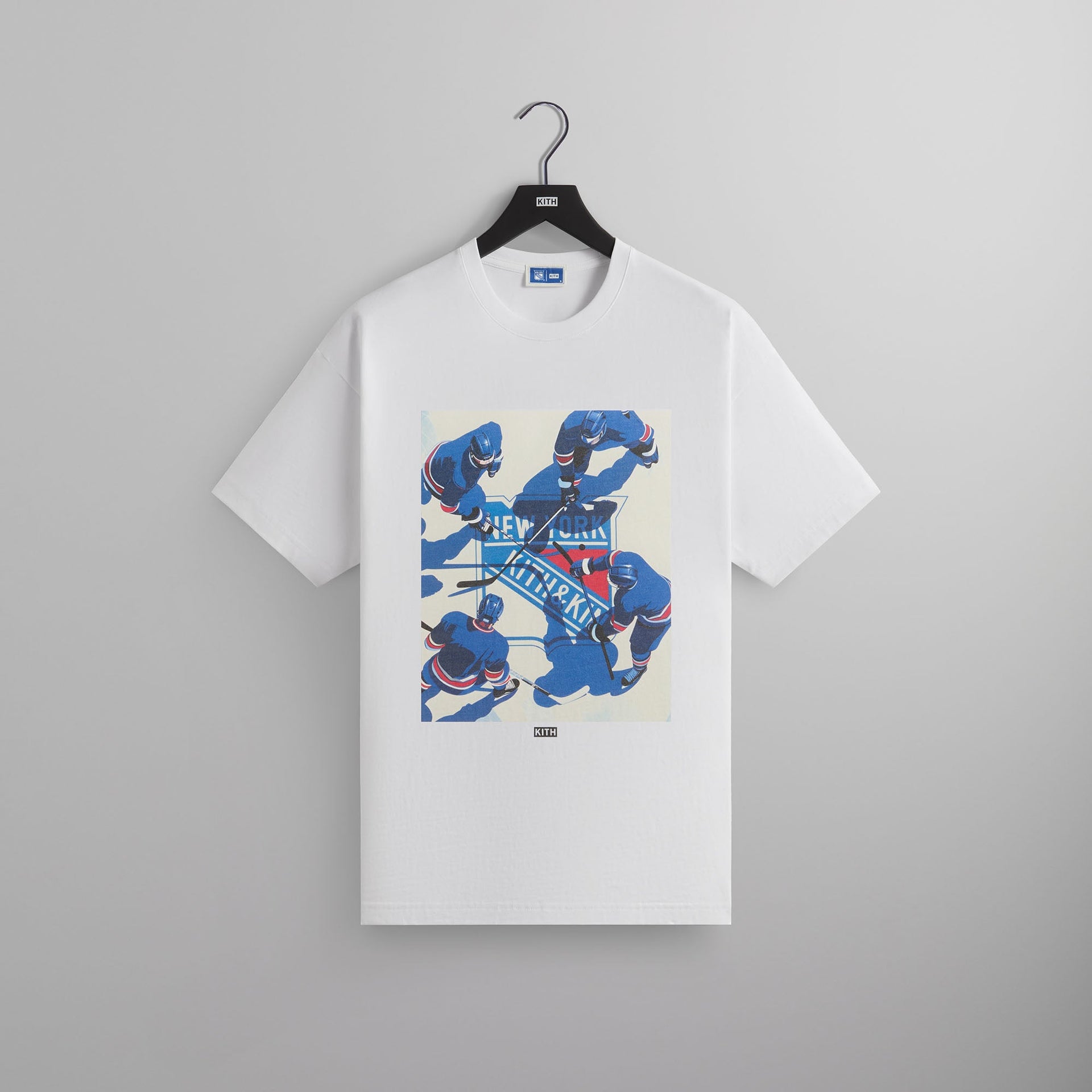 Kith for the New York Rangers on Ice Vintage Tee - White PH