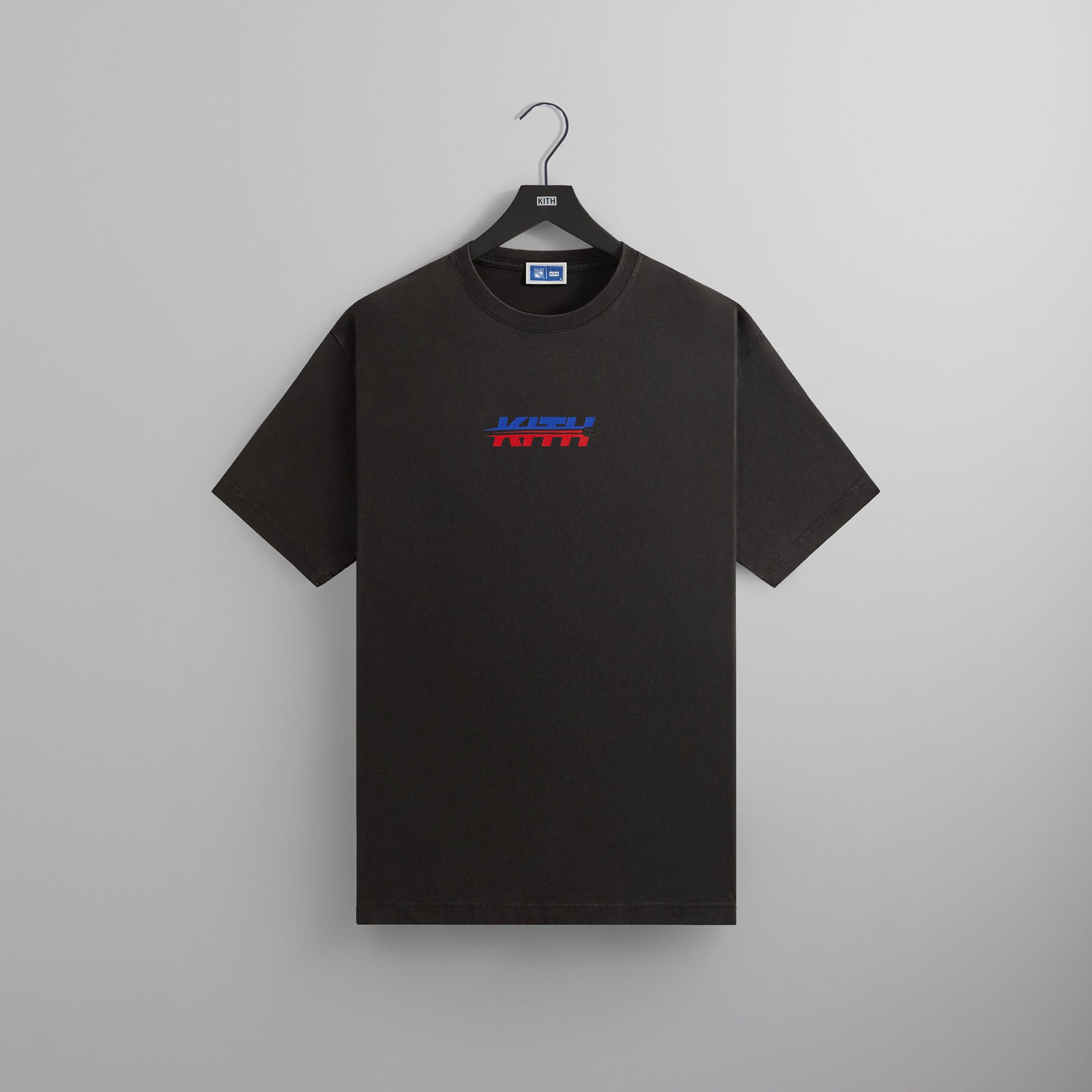 Kith for the New York Rangers Hat Trick Vintage Tee - Black