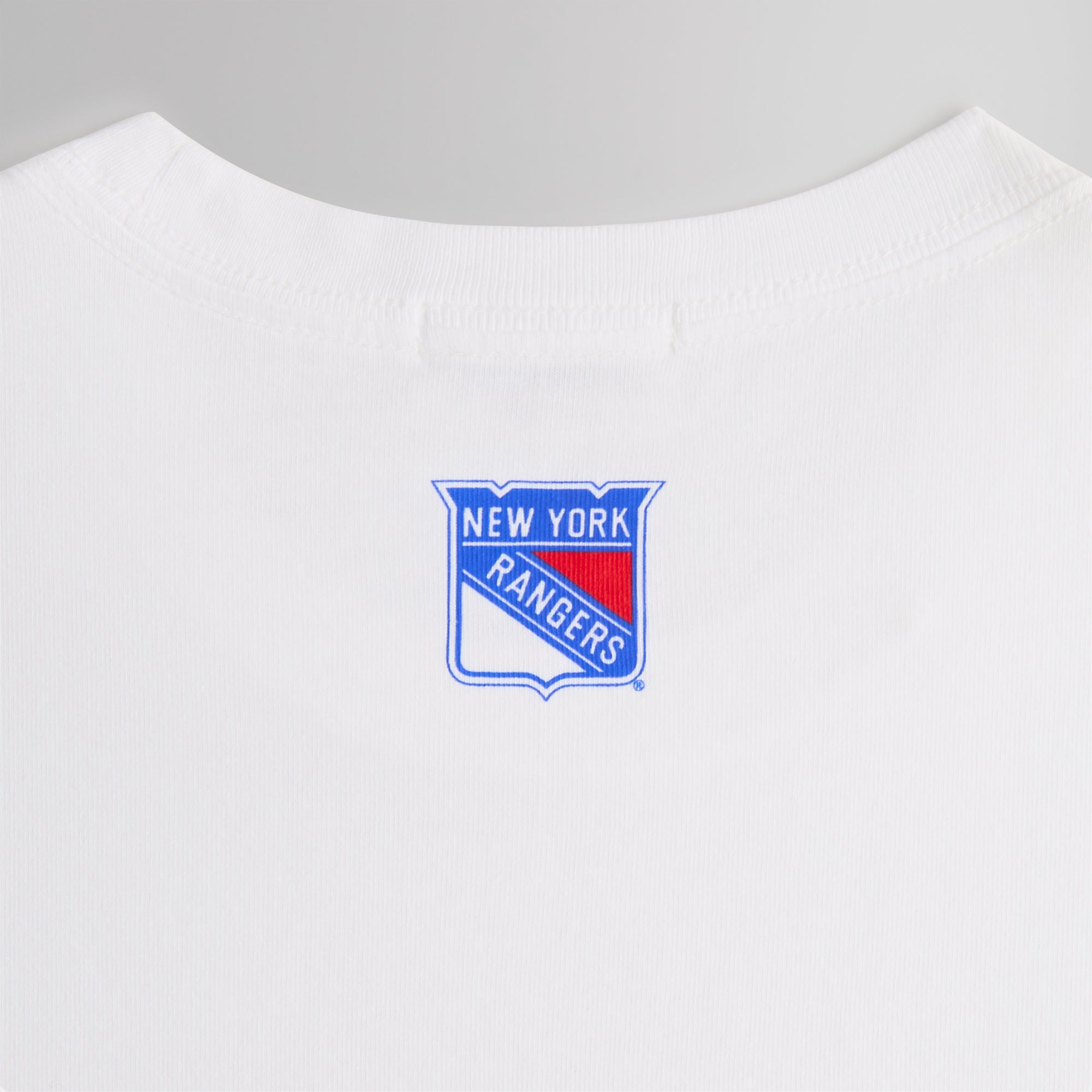 Kith for the New York Rangers Hat Trick Vintage Tee - White Kith for the New York Rangers Hat Trick Vintage Tee - White